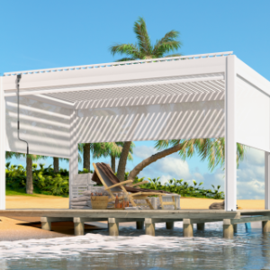 147 type light flap shutter pavilion